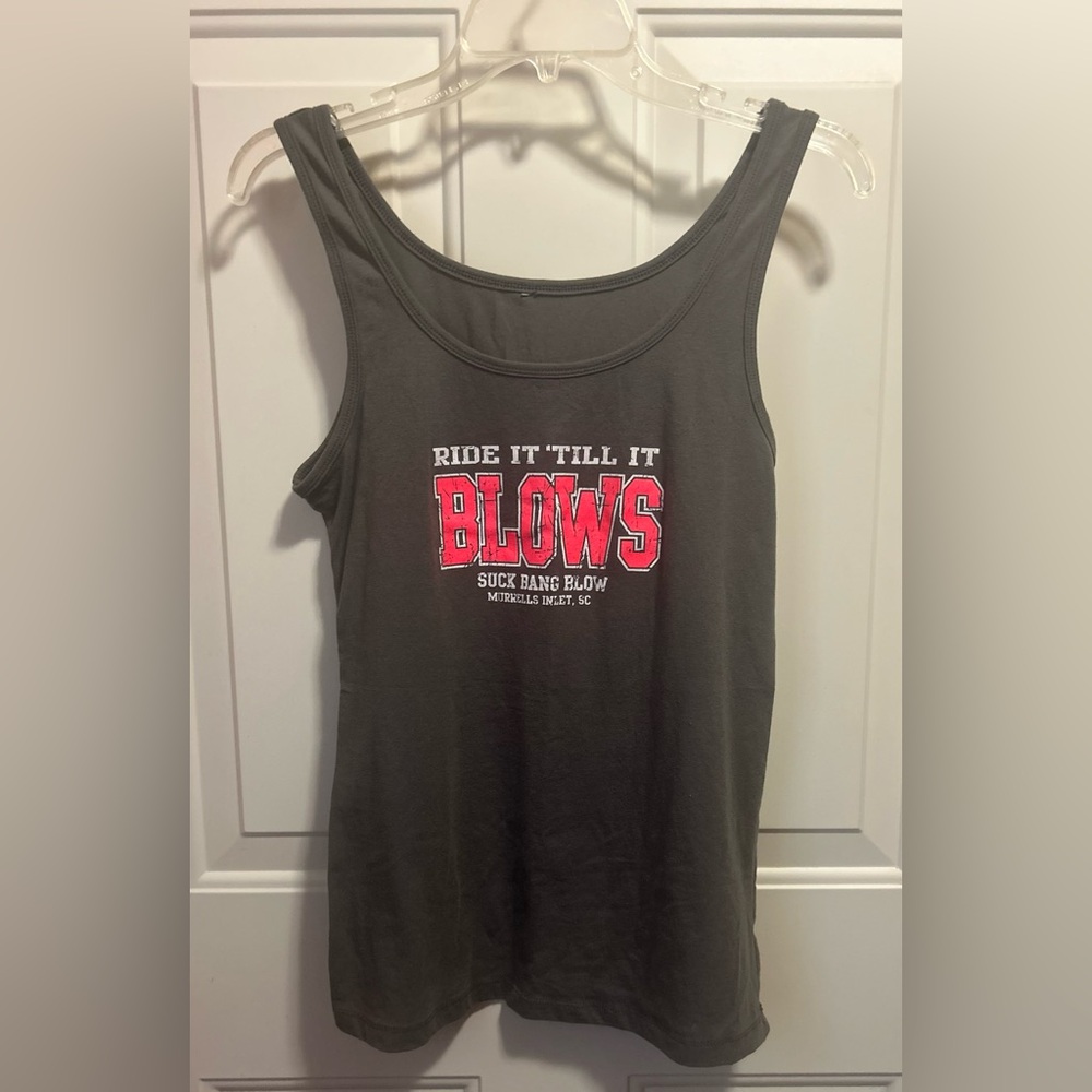 Y2K Suck, Bang, Blow Graphic Tank Top